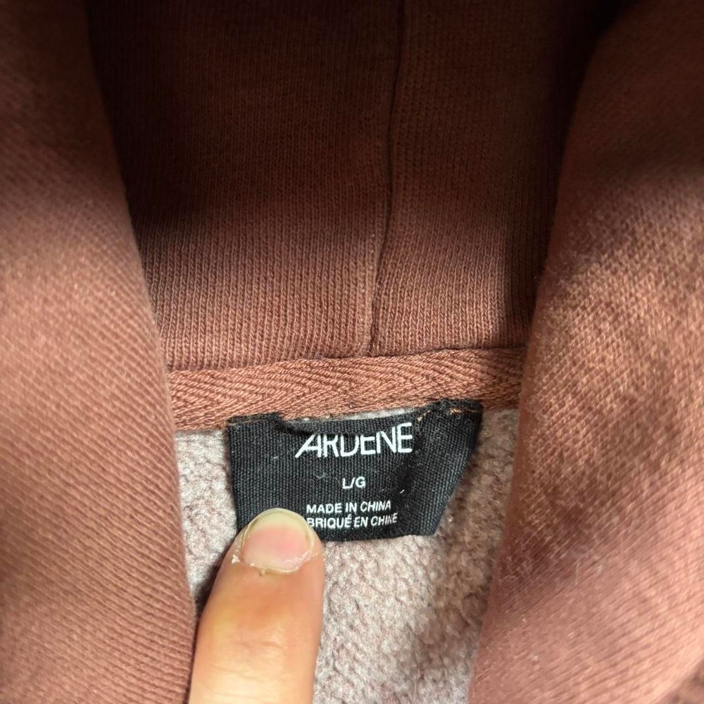 Ardene brown hoodie - L - Picture 4 of 6